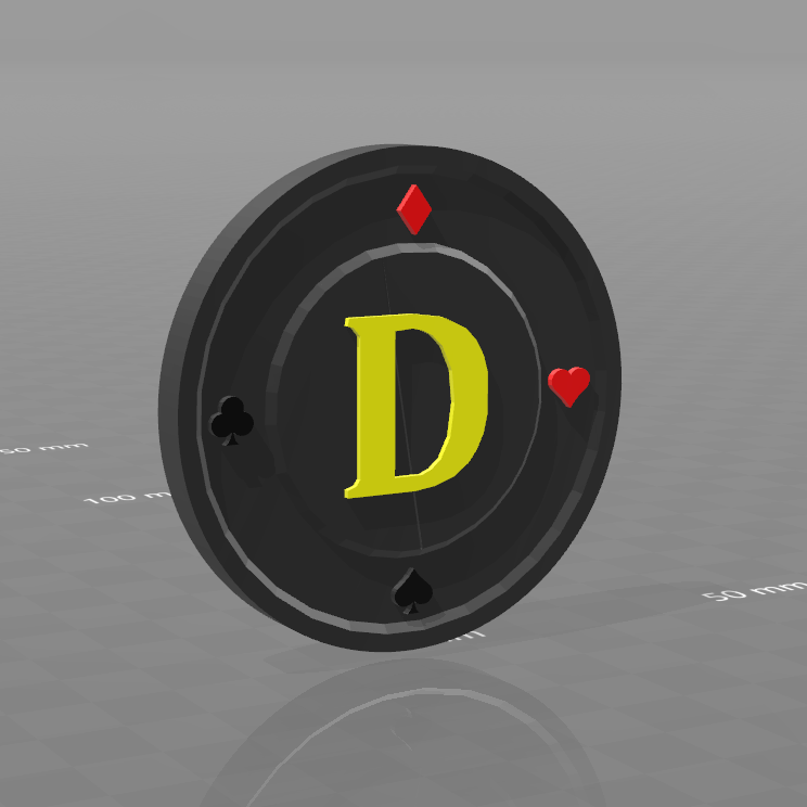 Texas Holdem Poker Dealer Bouton Jetons De Jeu De Poker Jetons De Poker Cartes à Jouer Indicateur Accessoires Double Face Métal Accessoires De Jeu De Poker Accessoires De Jeu De Poker